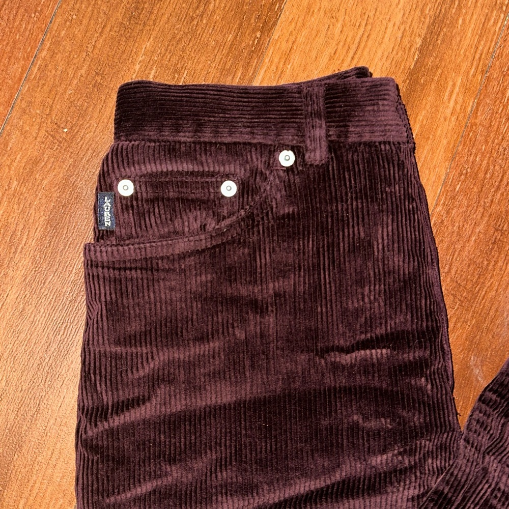 Ralph Lauren Rich Burgundy Corduroy Trousers - Picture 2 of 6